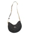 Burberry Curved Quilted Black Handbag With Gold-tone Hardware In Black