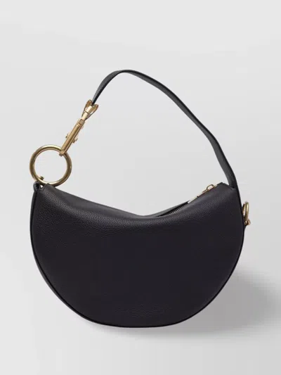 Burberry Curved Shape Shoulder Bags With Gold-tone Hardware