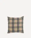Burberry Cushion Crafted From A Luxurious Blend Of Wool And Cashmere Features The Iconic  Check In Sand