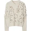 Burberry Daisy Cutout Wool Sweater In Nutmeg