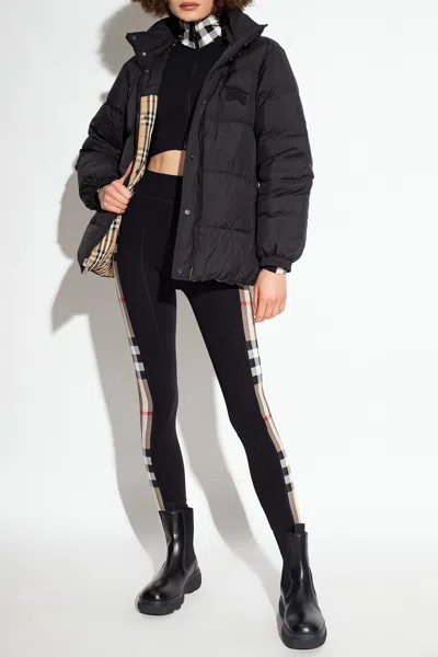 Burberry ‘cynthia' Cropped Top In Black