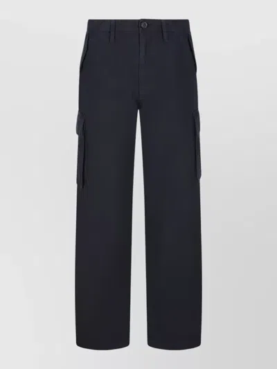 Burberry Cyrus Cargo Trousers Multiple Pocket Design In Black