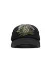 Burberry Daisy B Gabardine Baseball Cap In Black