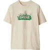 Burberry Soft Cotton T-shirt With Vibrant Floral Graphic In Teacup