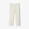 BURBERRY BURBERRY DAISY SILK BLEND TAILORED TROUSERS