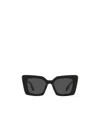 Burberry Womens Black Be4344 Daisy Square-frame Acetate Sunglasses In Black