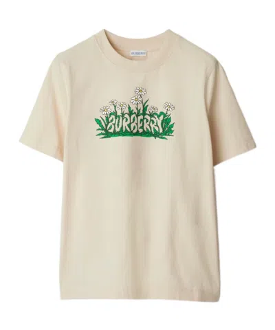 BURBERRY BURBERRY DAISY LOGO CERWNECK T-SHIRT