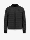 Burberry Dalham Down Jacket With Ekd Patch In Black