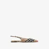 Burberry Dame 05 Slingbacks In Multi