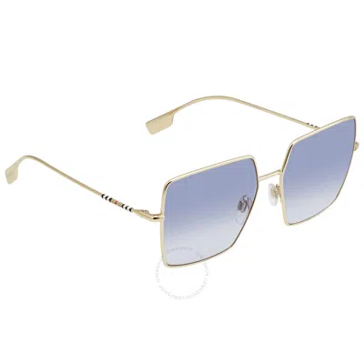 Burberry Daphne Clear Gradient Light Blue Square Ladies Sunglasses Be3133 110919 58 In Multi