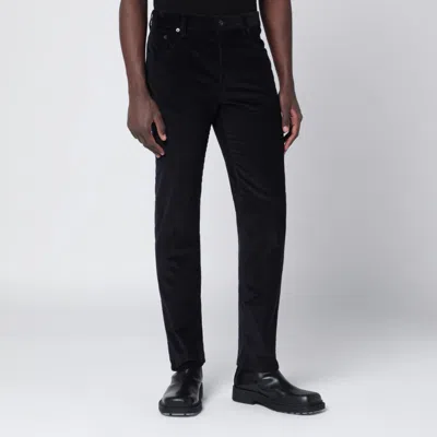 Burberry Dark Blue Cotton Corduroy Trousers