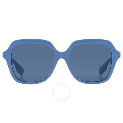 Burberry Dark Blue Square Ladies Sunglasses Be4389 406280 55