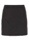Burberry Dark Brow Cotton Mini Skirt
