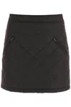 Burberry Dark Brow Cotton Mini Skirt