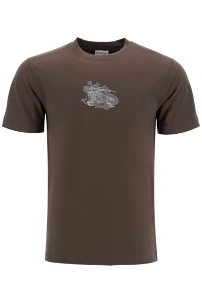 Burberry Dark Brown Cotton T-shirt