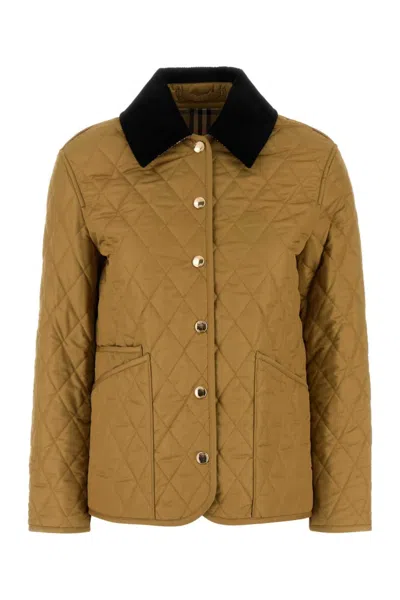 BURBERRY DARK BROWN REGULAR FIT JACKET