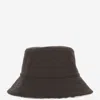 Burberry Reversible Fleece Check Bucket Hat In Dark Brown