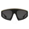 Burberry Dark Gray Irregular Ladies Sunglasses Be4353 300187 56 In Grey/red