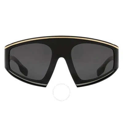 Burberry Dark Gray Irregular Ladies Sunglasses Be4353 300187 56 In Grey/red