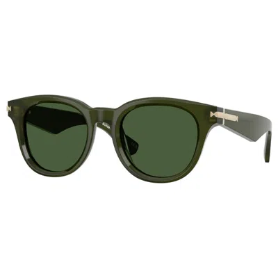 Burberry Dark Green Oval Men's Sunglasses Be4439 414871 51
