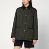 Burberry Quilted Jacket Corduroy Collar Casual