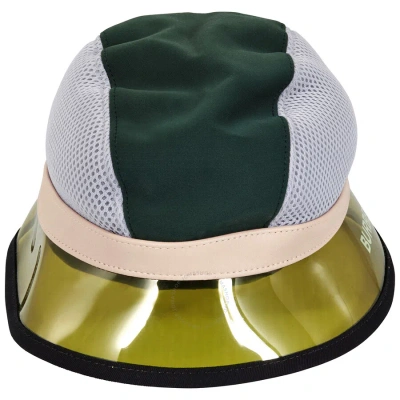 Burberry Dark Green/grey Colorblock Fisherman Hat