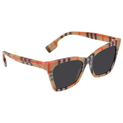Burberry Dark Grey Cat Eye Ladies Sunglasses Be4346 394487 53 In Multi
