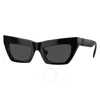 BURBERRY BURBERRY DARK GREY CAT EYE LADIES SUNGLASSES BE4405 409387 51