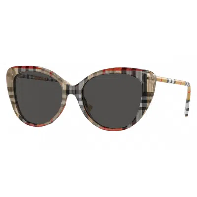 Burberry Dark Grey Cat Eye Ladies Sunglasses Be4407 408787 54