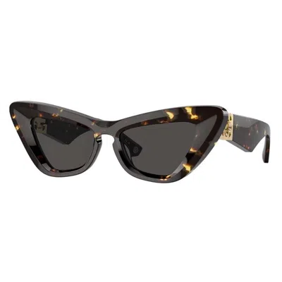 Burberry Dark Grey Cat Eye Ladies Sunglasses Be4421u 410687 51 In Brown