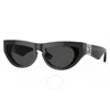 Burberry Dark Grey Cat Eye Ladies Sunglasses Be4422u 411287 58