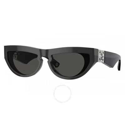 Burberry Dark Grey Cat Eye Ladies Sunglasses Be4422u 411287 58 In Black