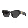 Burberry Beveled Acetate & Plastic Cat-eye Sunglasses