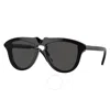 BURBERRY BURBERRY DARK GREY PILOT MEN'S SUNGLASSES BE4417U 300187 58