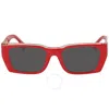 Burberry Dark Grey Rectangular Ladies Sunglasses Be4336 392287 53 In Multi
