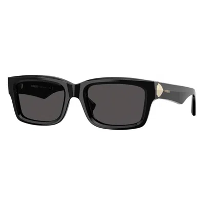 Burberry Dark Grey Rectangular Men's Sunglasses Be4443 300187 55 In ["black"]