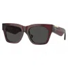 Burberry Dark Grey Square Ladies Sunglasses Be4424f 411587 52