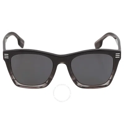 Burberry Dark Grey Square Men's Sunglasses Be4348f 394987 54 In Black / Dark / Grey