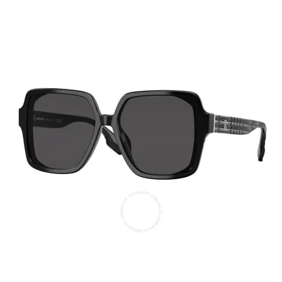 Burberry Dark Grey Square Men's Sunglasses Be4379d 300187 58 In Black