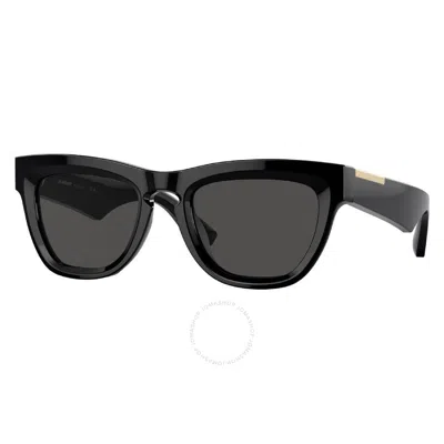 Burberry Dark Grey Square Men's Sunglasses Be4415u 300187 52 In Black