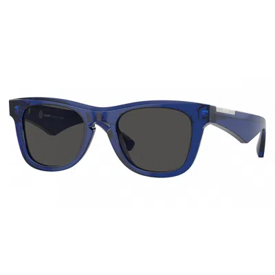 Burberry Dark Grey Square Men's Sunglasses Be4426 411087 50 In Brown