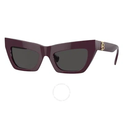 Burberry Woman Sunglass Be4405 In Dark Grigio