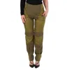 BURBERRY BURBERRY DARK SEAWEED GREEN CARGO PANTS