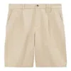 Burberry Ekd Cotton Cargo Shorts In Yellow