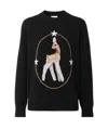 Burberry Deer-motif Knitted Top In Black