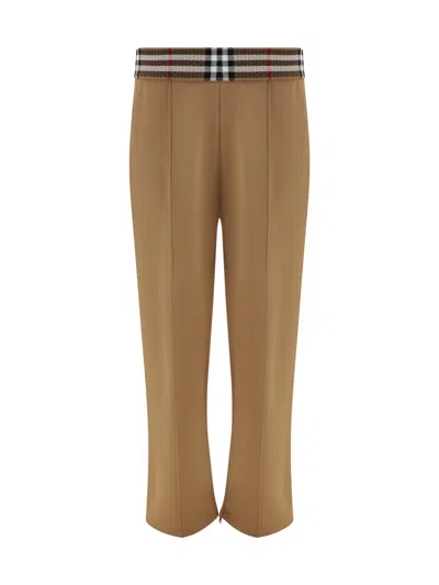 Burberry Dellow Pants In Brown