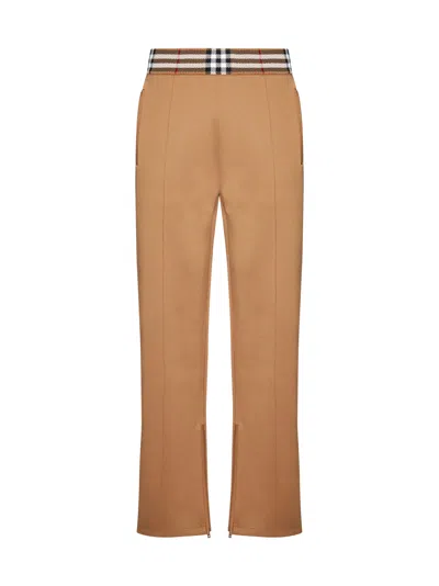 Burberry Dellow Pants In Camel