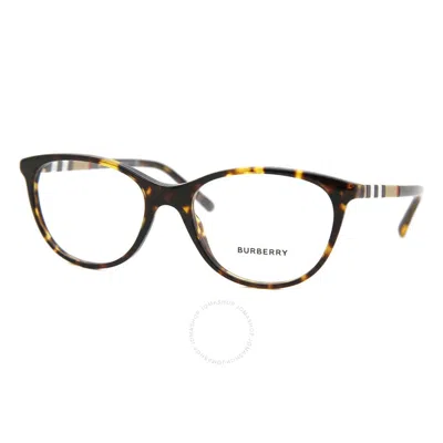 Burberry Demo Cat Eye Ladies Eyeglasses Be2205 3002 52 In Brown