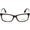Burberry Demo Cat Eye Ladies Eyeglasses Be2337 3002 52 In Red