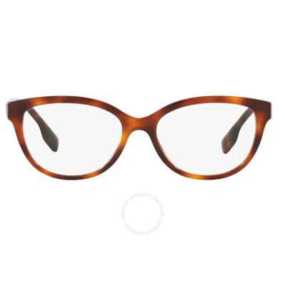 Burberry Demo Cat Eye Ladies Eyeglasses Be2357 3985 54 In Red